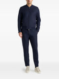 Manière De Voir Sami in navy tailored bomber jacket