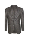 Santaniello prince of wales check blazer