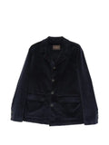Incotex Bacaro corduroy-textured button-up jacket