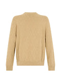 BOSS logo-jacquard crew-neck sweater