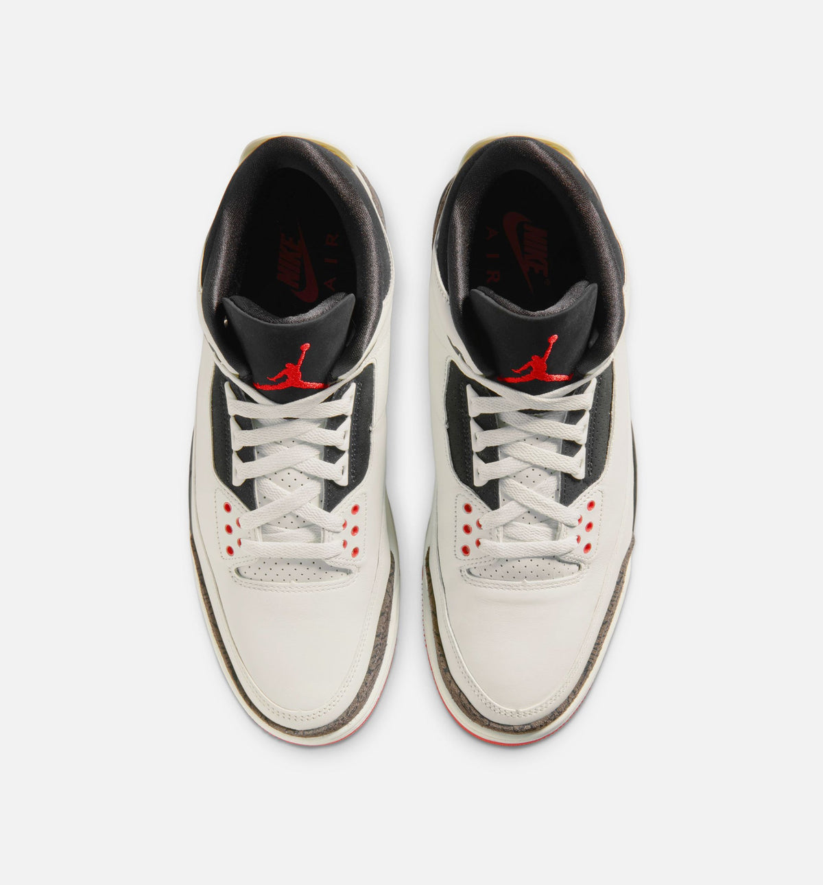 Air Jordan 3 Retro Sail and University Red Men's Lifestyle Shoe