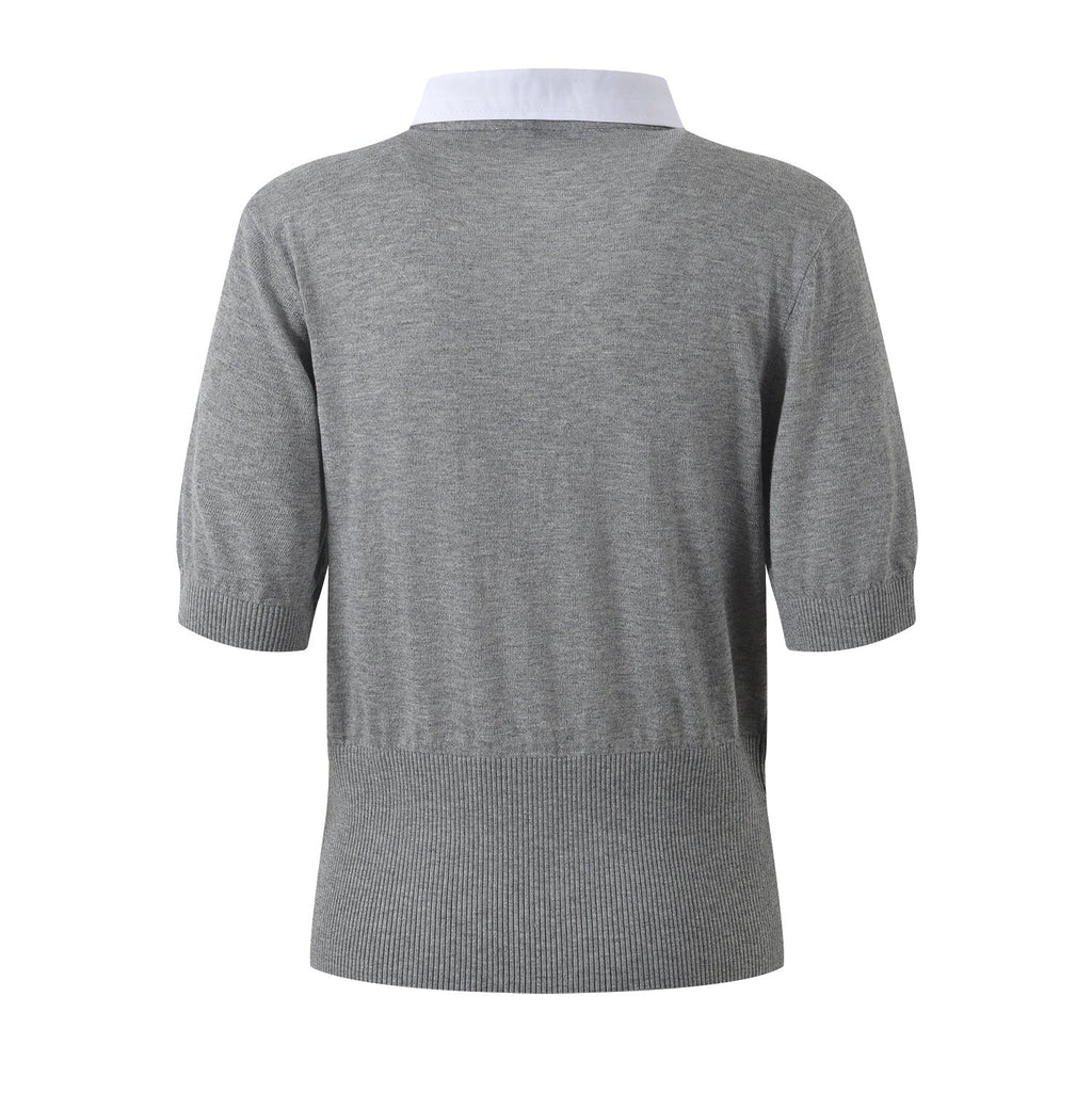 Women Ribbon POLO shirt
