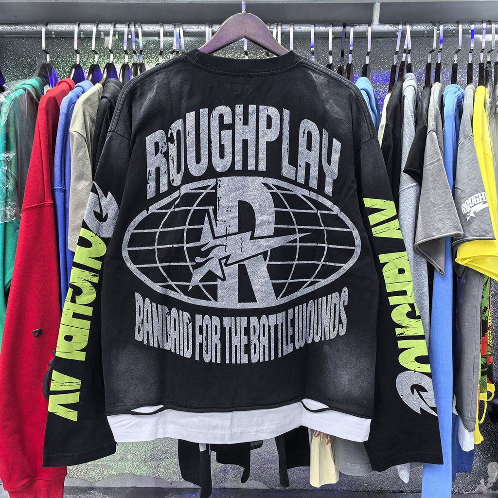 Rough Play Power Skull Long-Sleeve T-Shirt