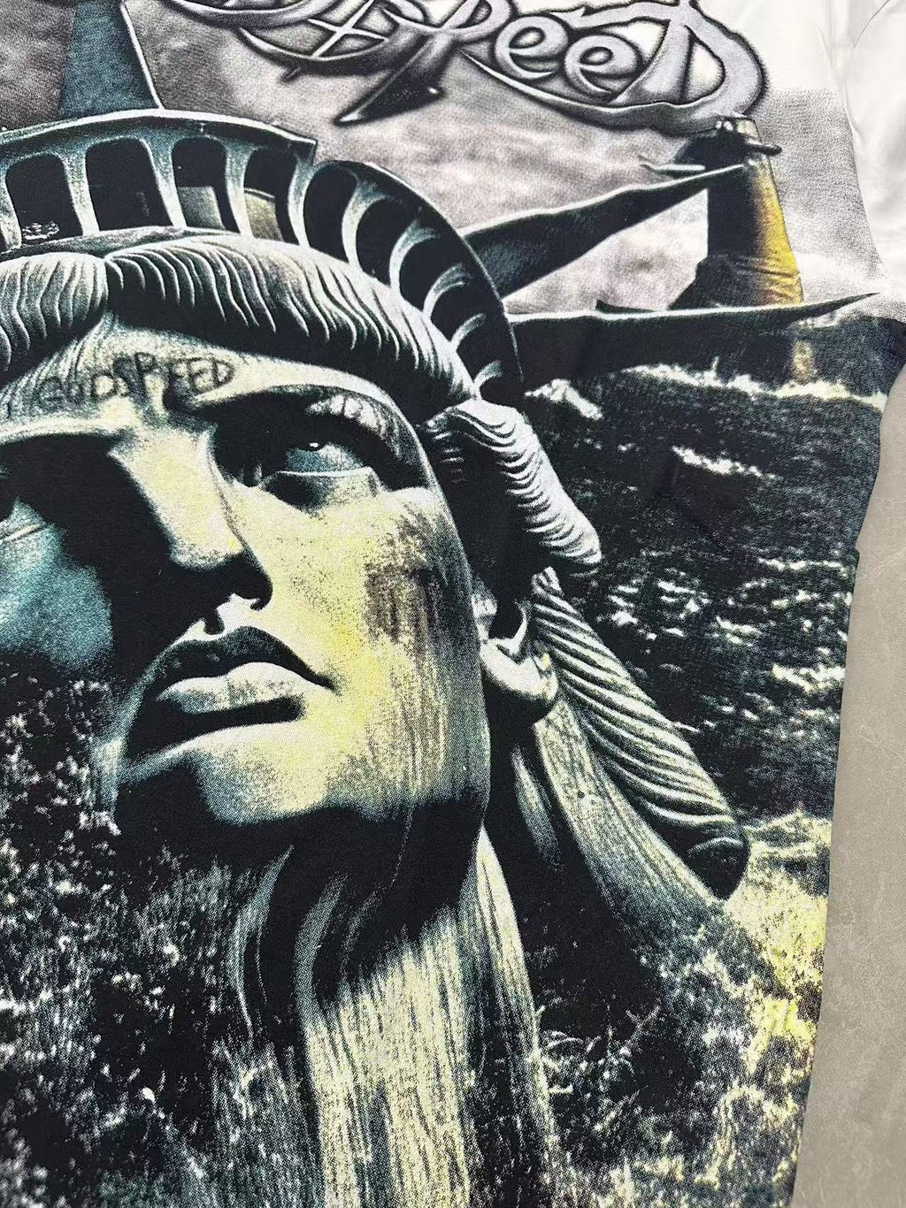 Godspeed Statue Graphic T-Shirt