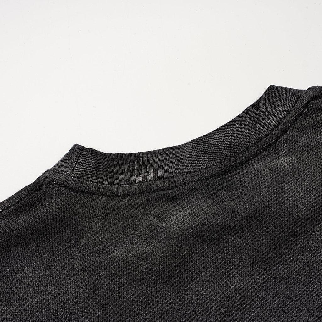 VALLEY Washed Black Graphic T-Shirt
