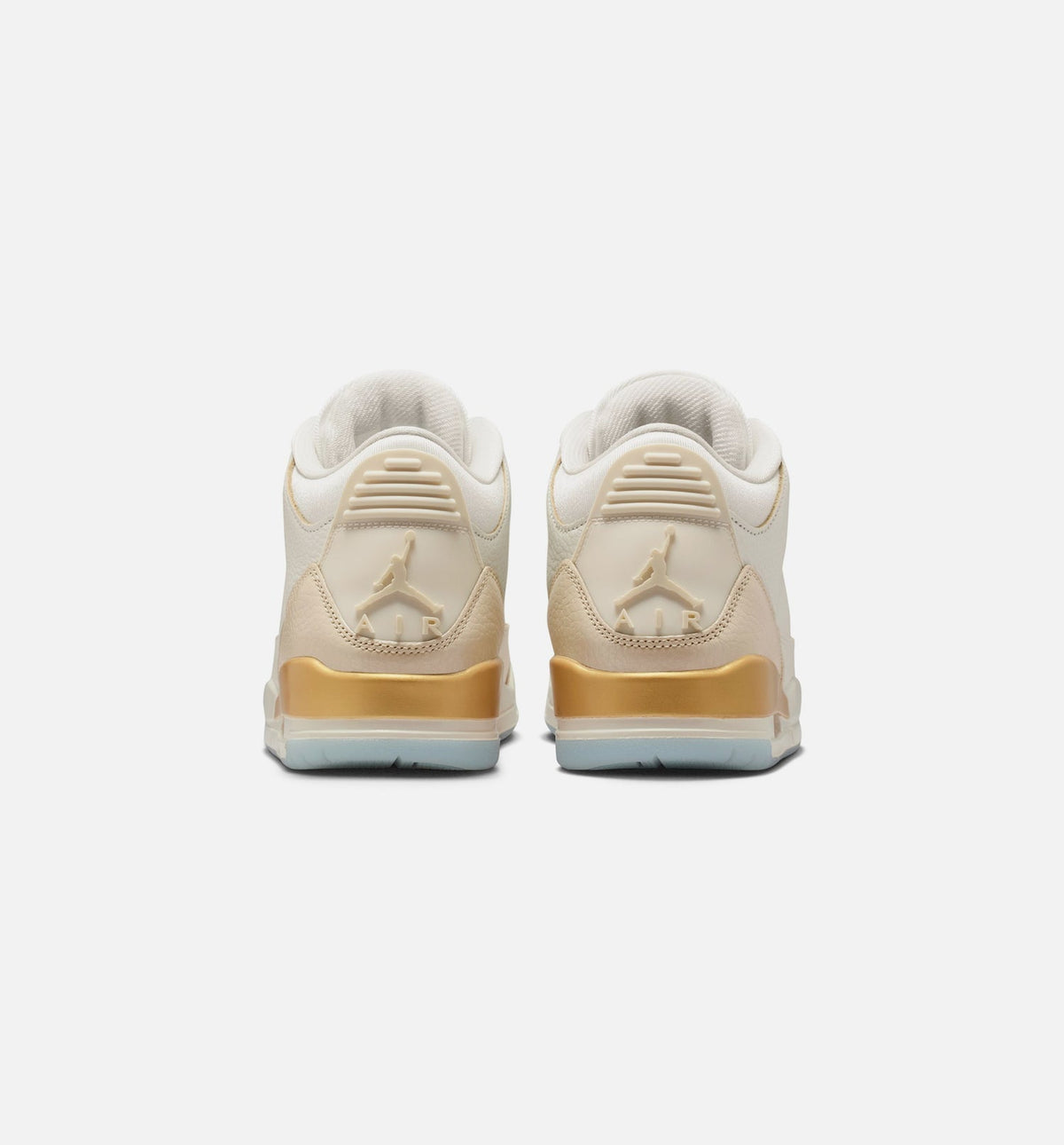 Air Jordan 3 Retro Sail and Pale Ivory Womens Lifestyle Shoe | Sail/Team Gold/Pale Ivory/Metallic Gold/Ice