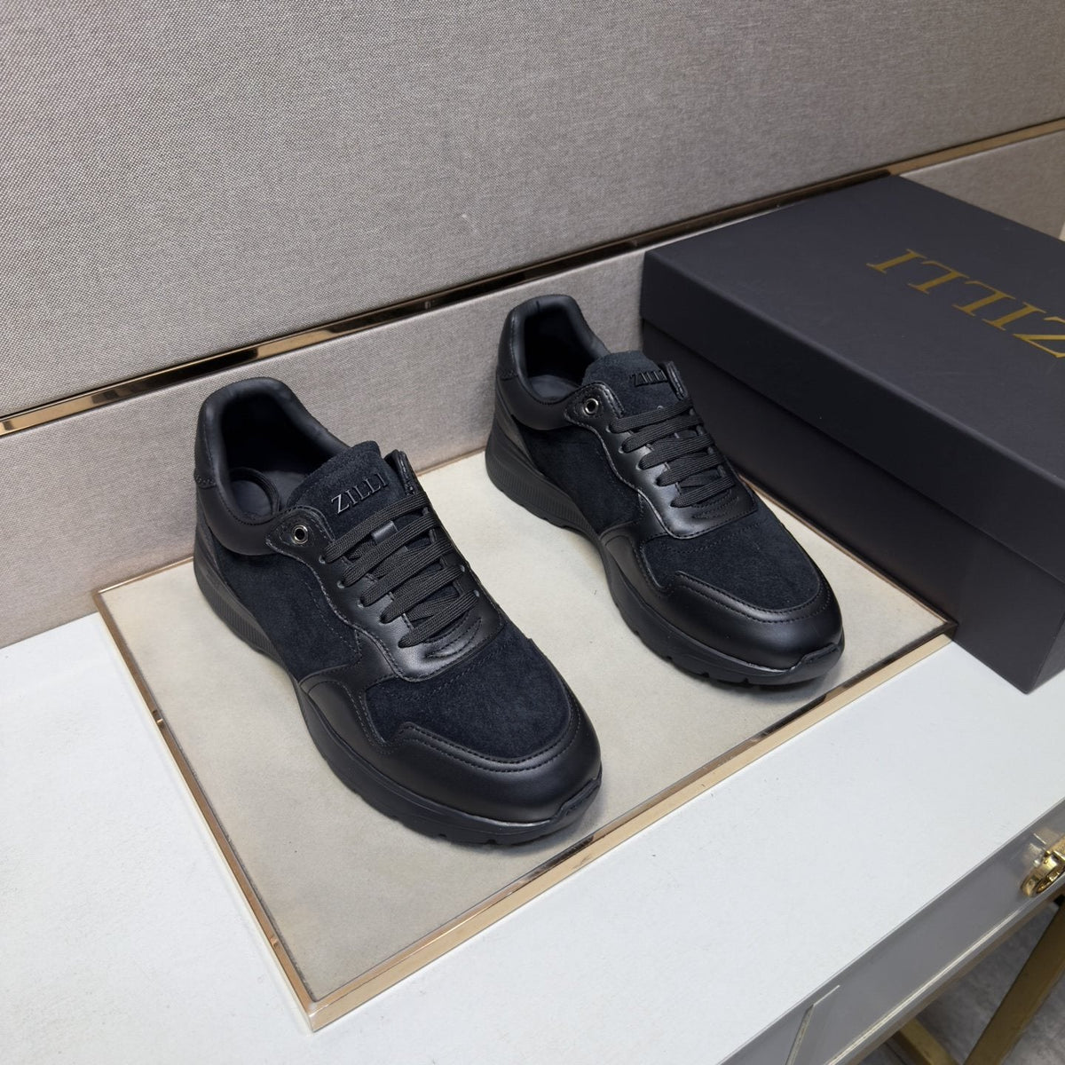 ZILLI Men's Paneled Low-Top Sneakers