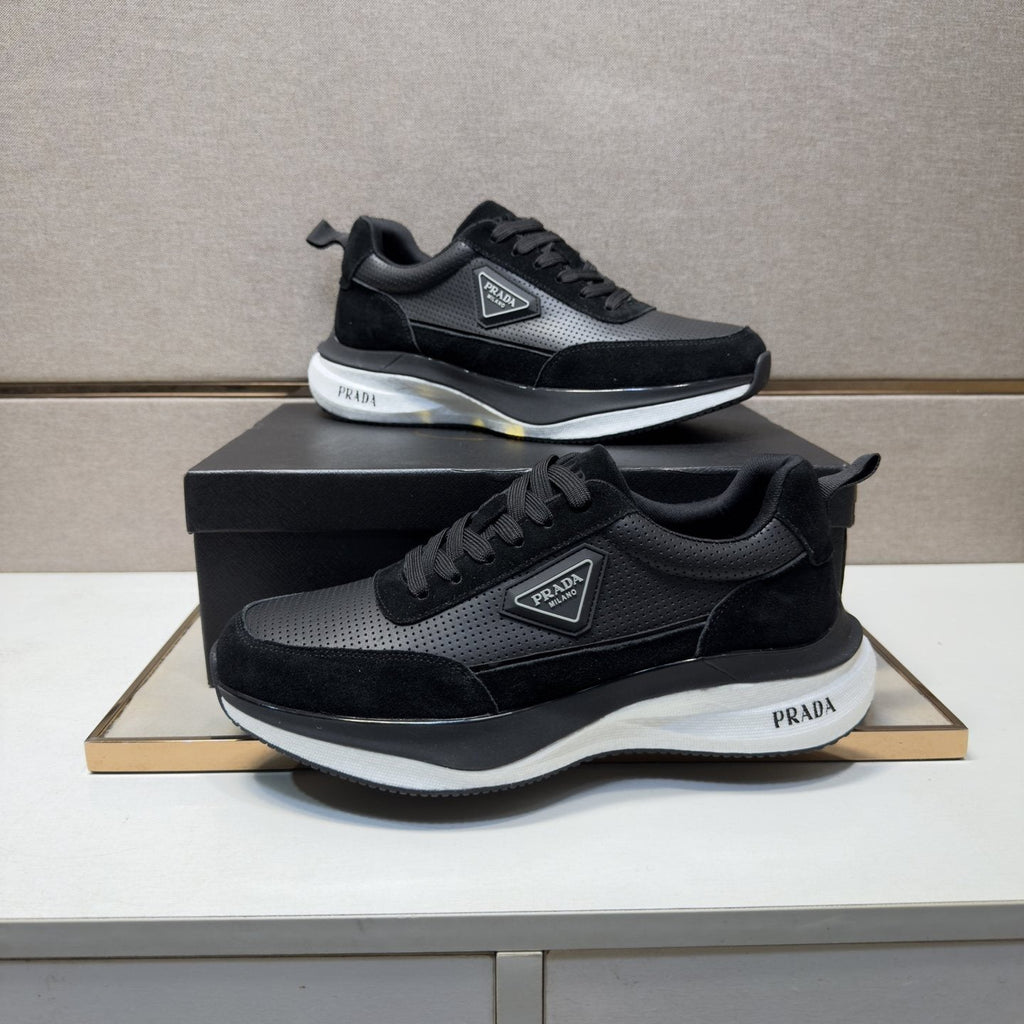 Prada Mesh Panel Sneakers