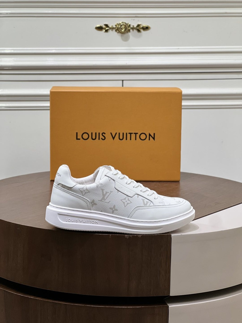 Louis Vuitton Textured Low-Top Sneakers