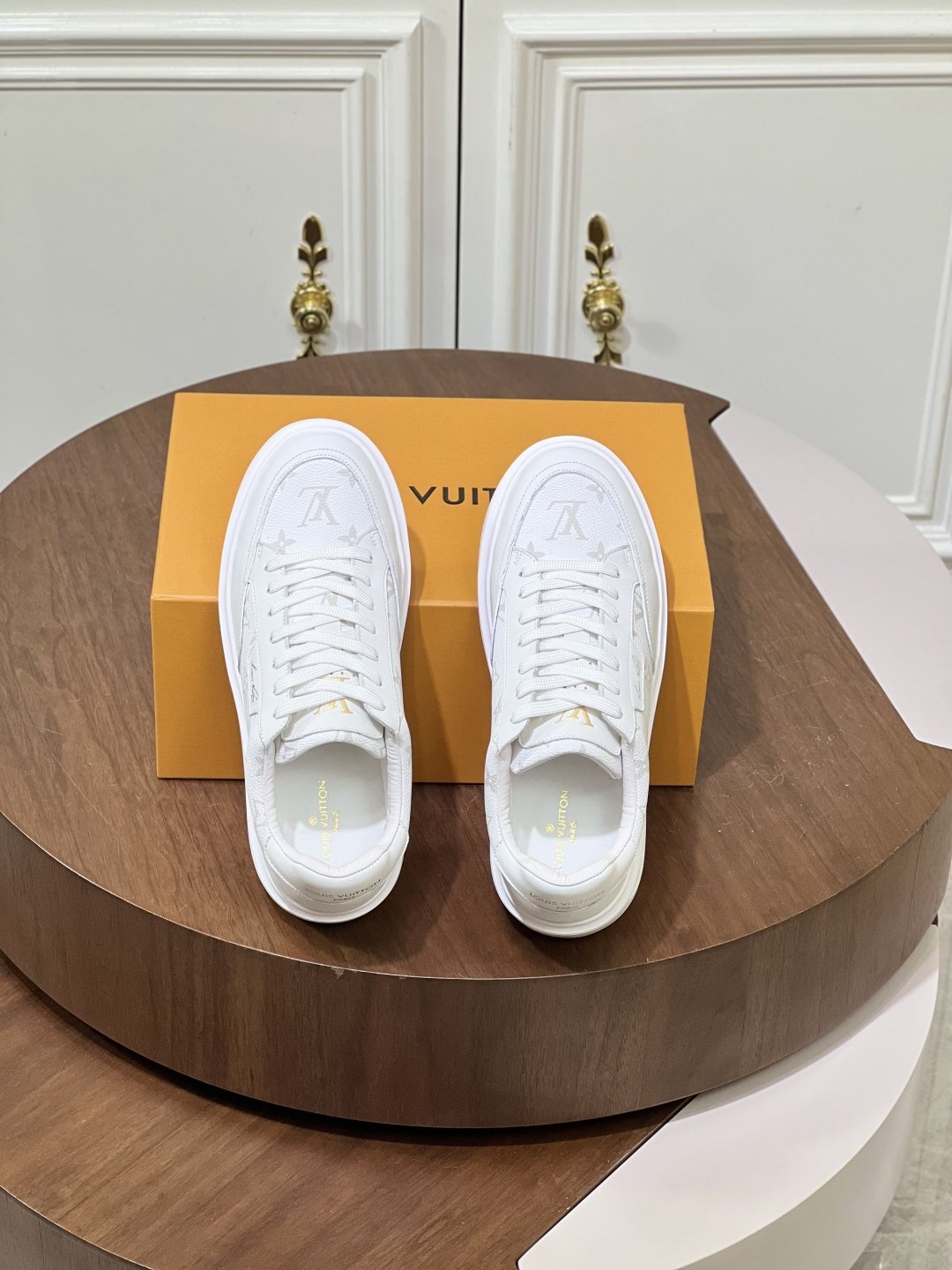 Louis Vuitton Textured Low-Top Sneakers